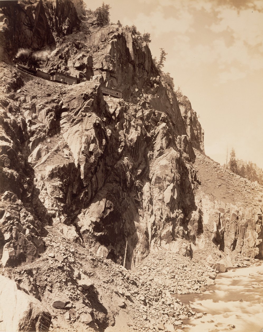 Cañon du Rio Las Animas - William Henry Jackson