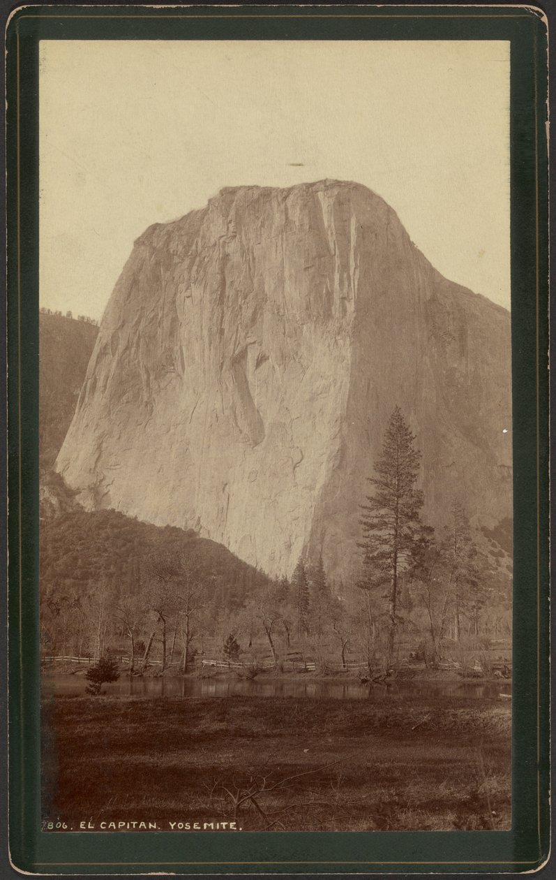 El Capitan, Yosemite - William Henry Jackson