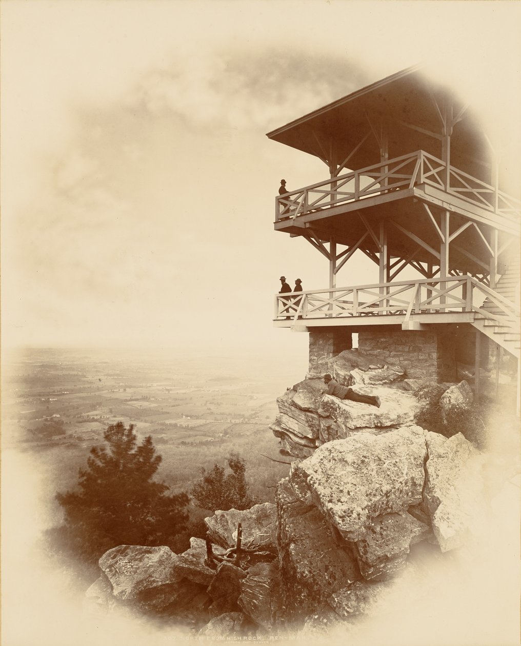 Au nord de High Rock, Pen-Mar - William Henry Jackson