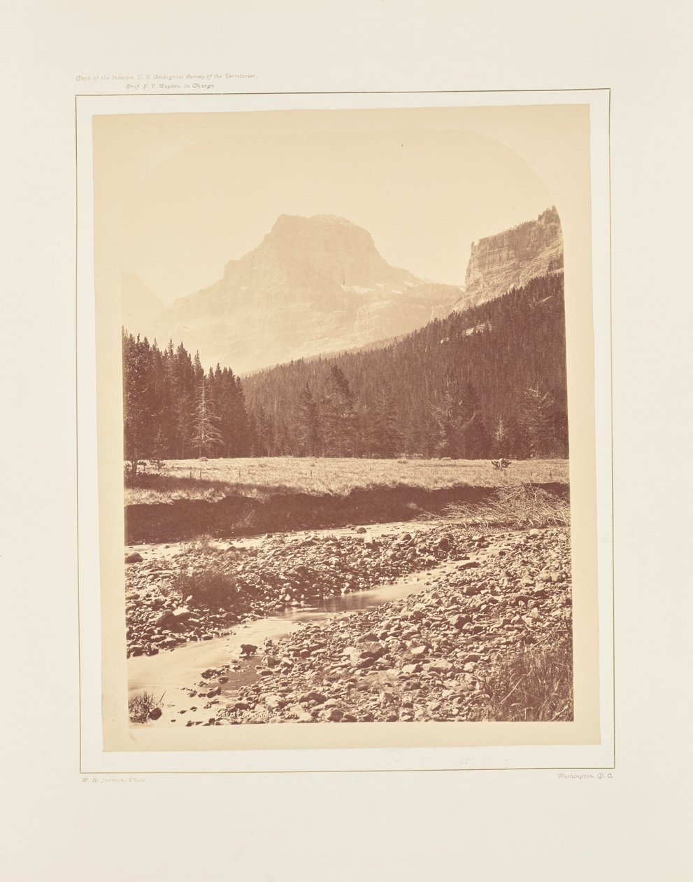 Palace Butte, près du mont Blackmore - William Henry Jackson