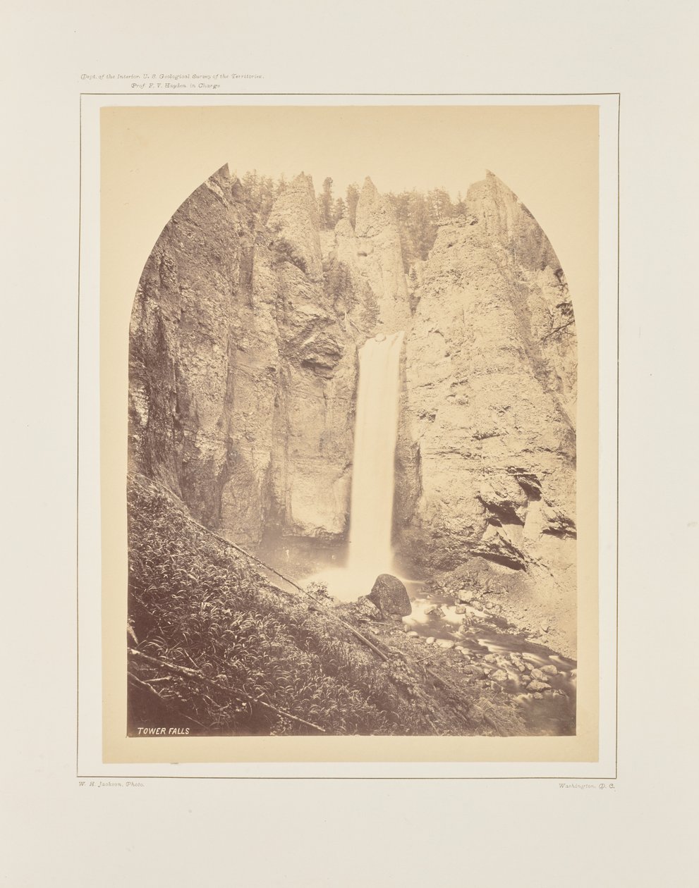 Chutes Tower - William Henry Jackson