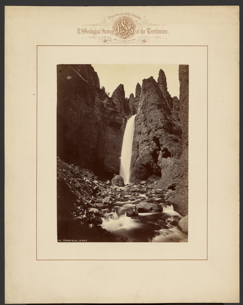 Chutes Tower, 115 pieds - William Henry Jackson