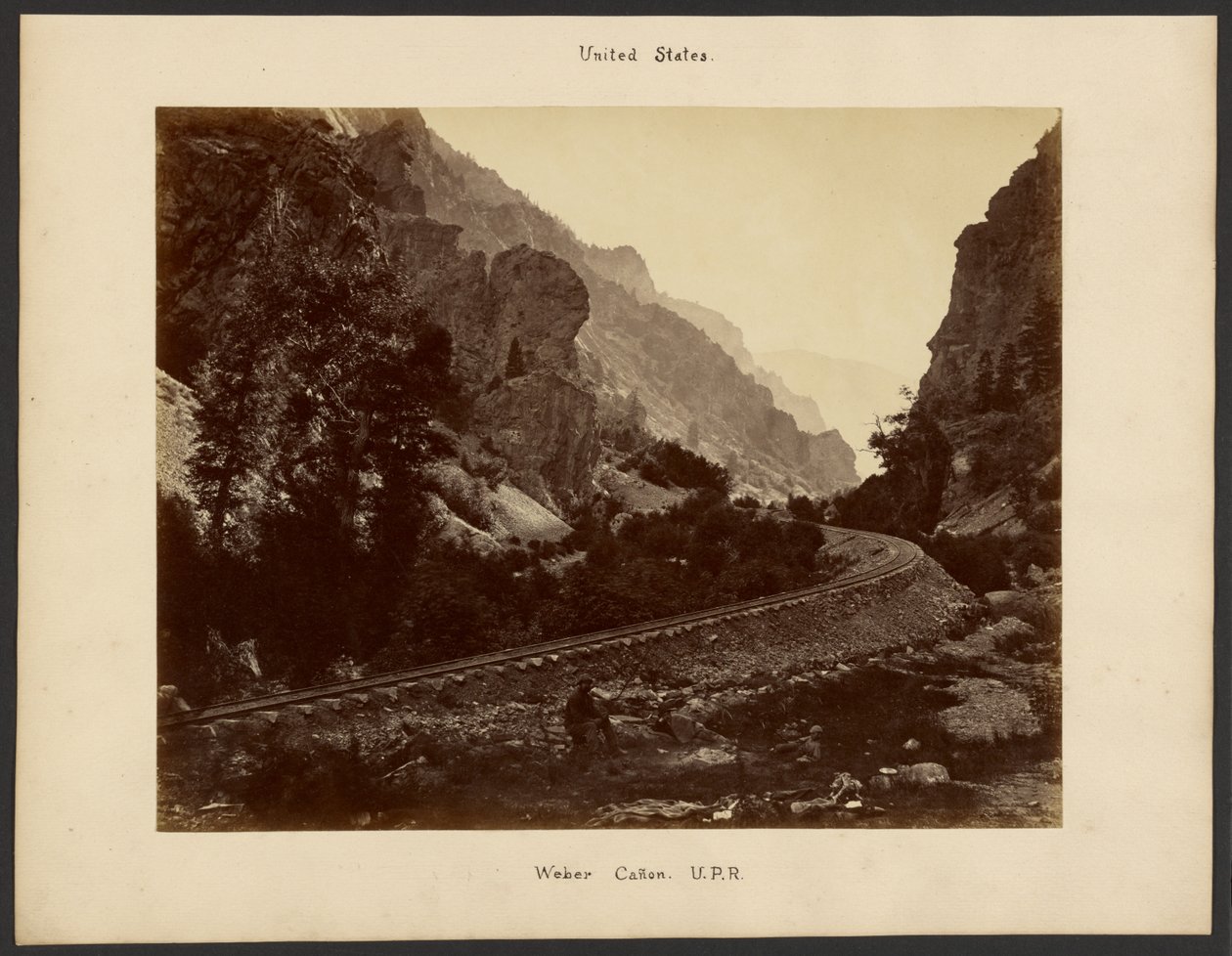 [Canyon de Weber, Union Pacific Railroad] - William Henry Jackson