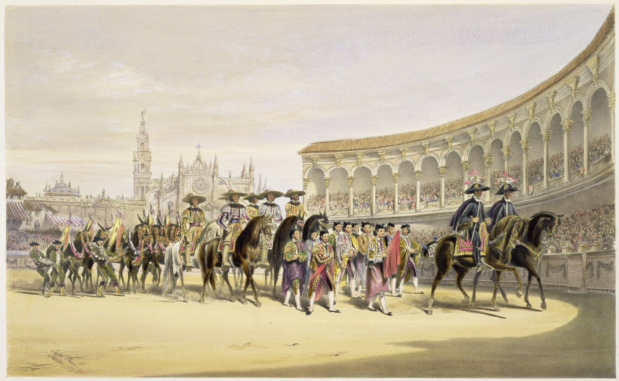 Entrée des toreros en procession, 1865 - William Henry Lake Price