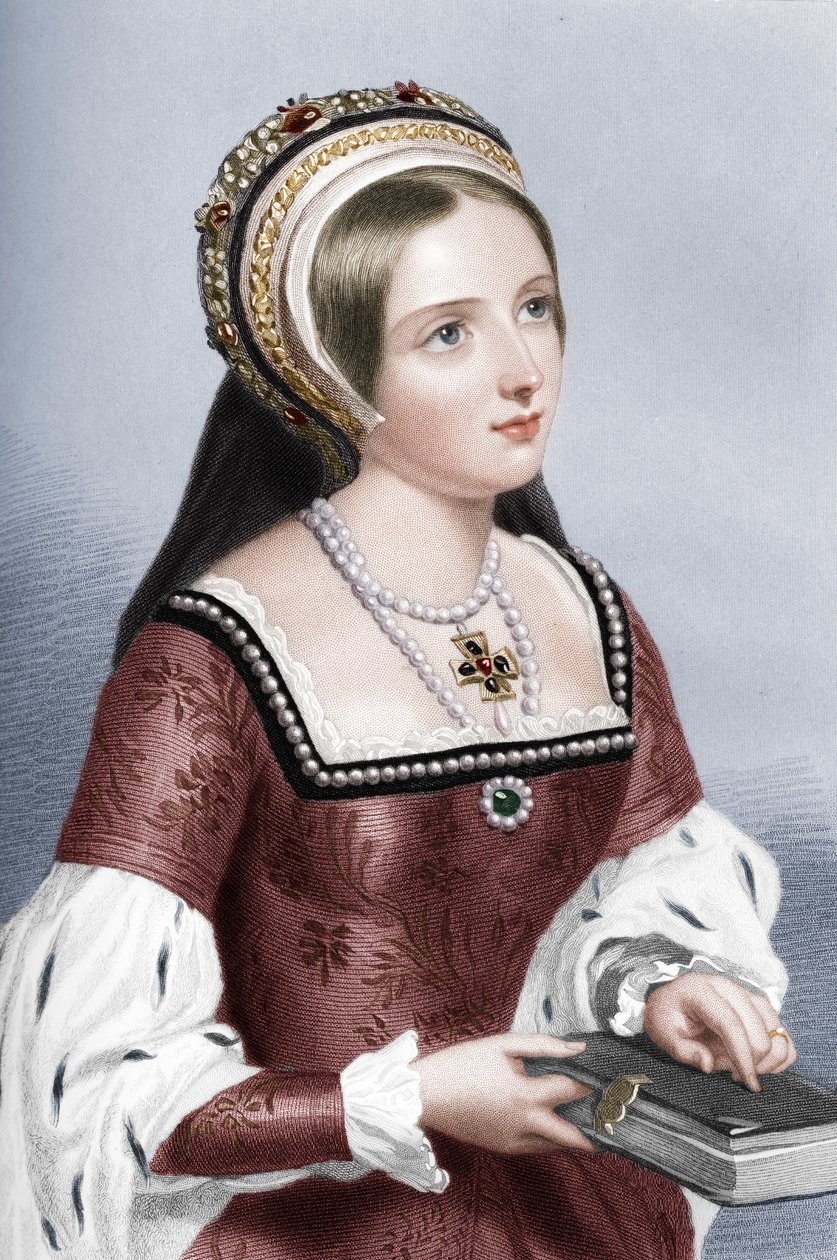 Catherine Parr 1512-1548, la sixième épouse du roi Henri VIII, 1851 - William Henry Mote