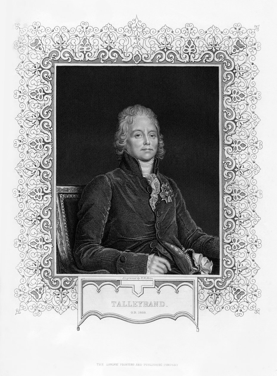Charles Maurice de Talleyrand-Périgord, diplomate français, 19ème siècle - William Henry Mote