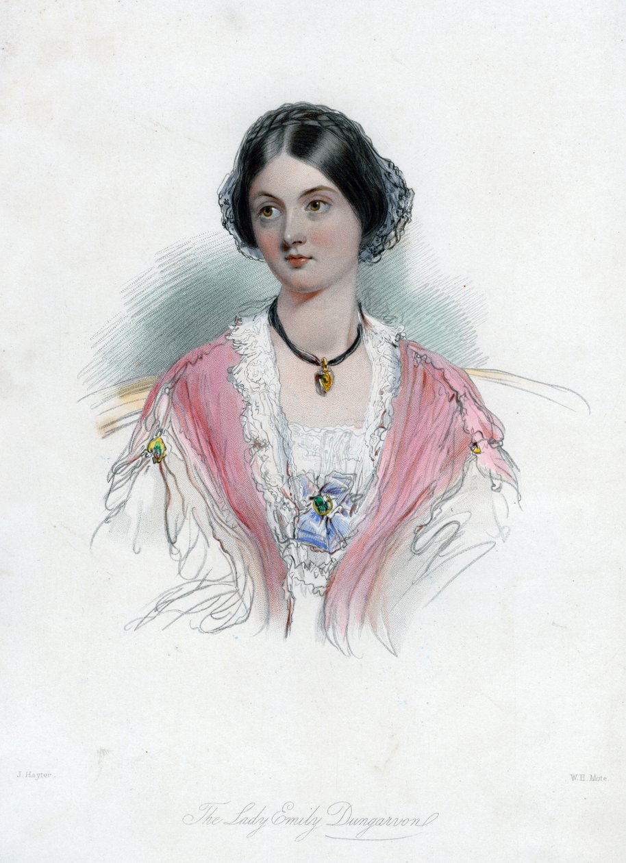 Lady Emily Dungarvon, 19ème siècle - William Henry Mote