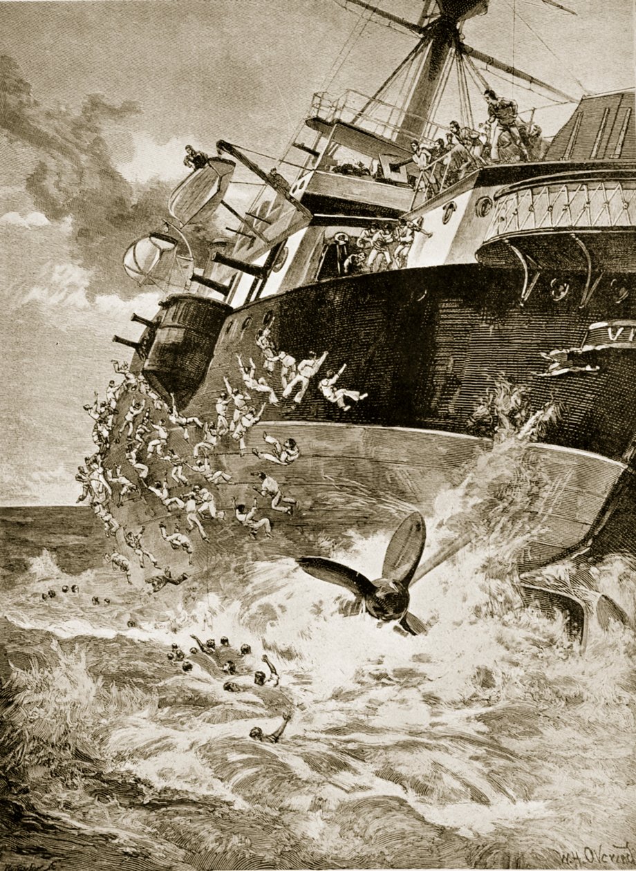 Le naufrage du HMS Victoria, 22 juin 1893 - William Heysham Overend