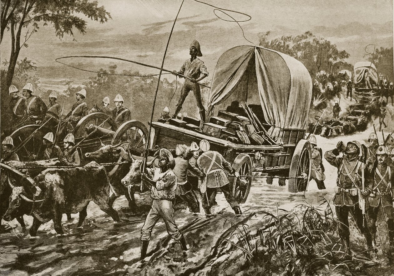 Guerre zouloue : la force de secours d