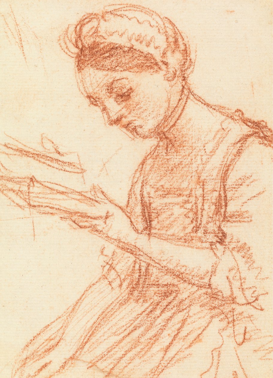 Jeune Fille avec un Livre - William Hoare
