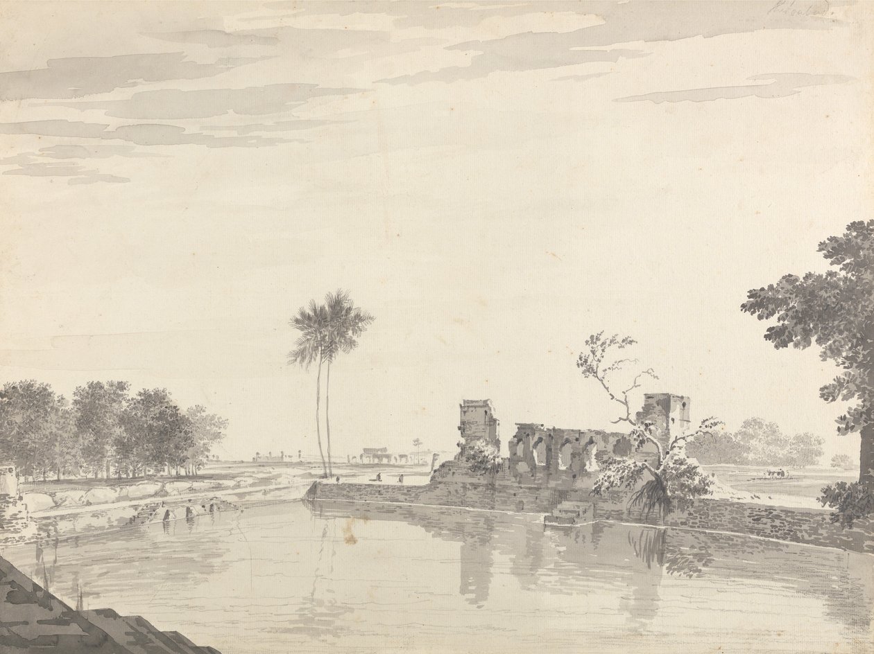 Vue de Shekoabad [Shikohabad] - William Hodges