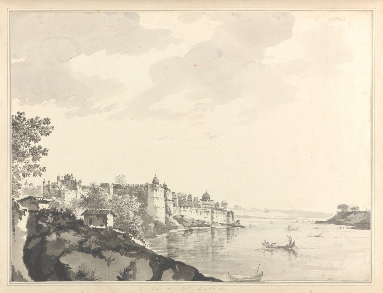 Vue du fort d