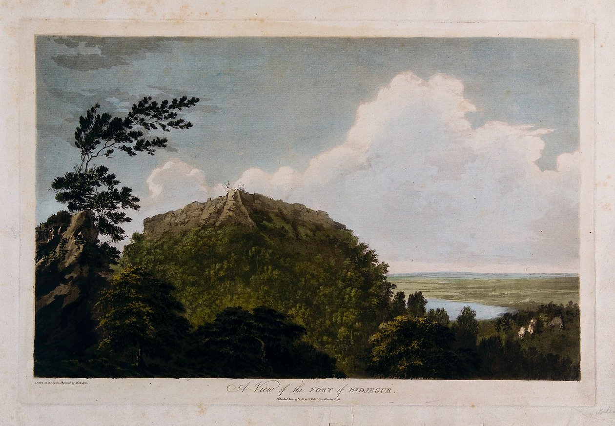 Vue du fort de Bidjegur - William Hodges
