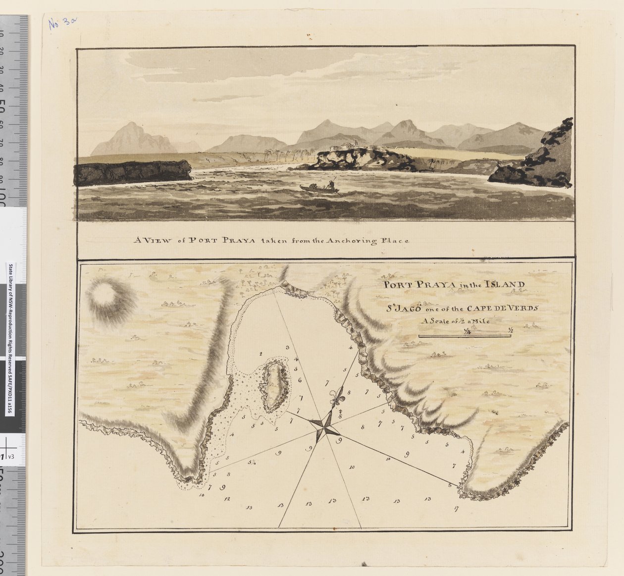 Page 3a Carte du port Praya dans l
