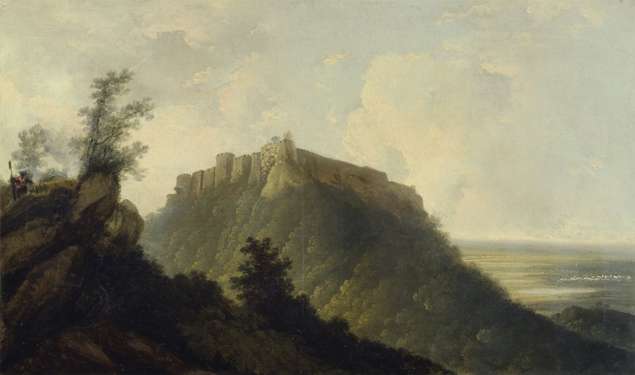 Le fort de Bidjegur, vers 1784 - William Hodges