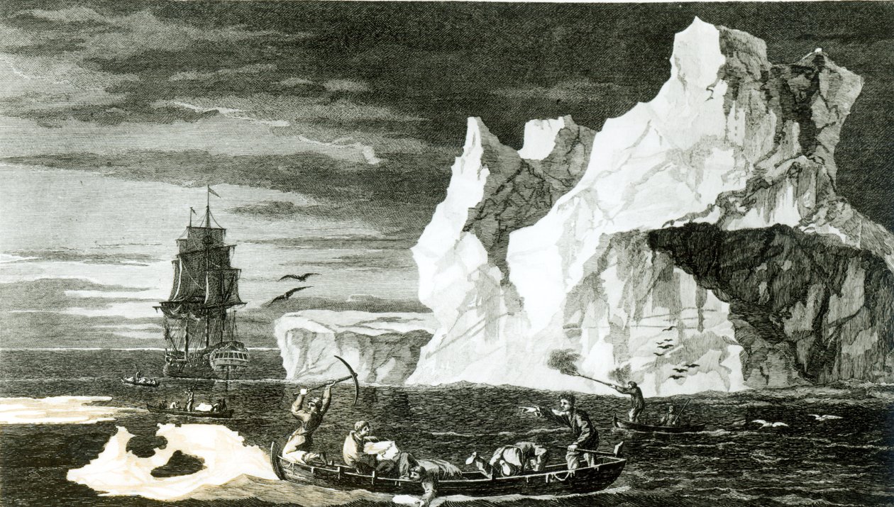 Les Îles de glace le 9 janvier 1773, gravé par B. T. Pouney, 31 février 1777 - William Hodges