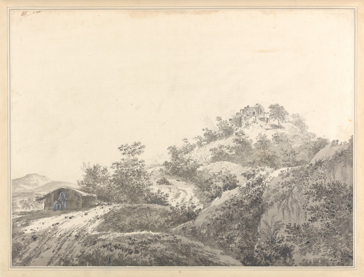 Le passage du ravin de Sicri [Sakrigali] depuis le Bengale, entrant dans la province de Bahar [Bihar] - William Hodges