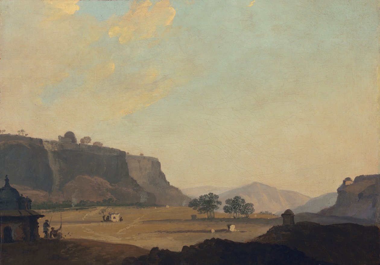 Vue près du Fort Gwalior, Inde, c.1783 - William Hodges
