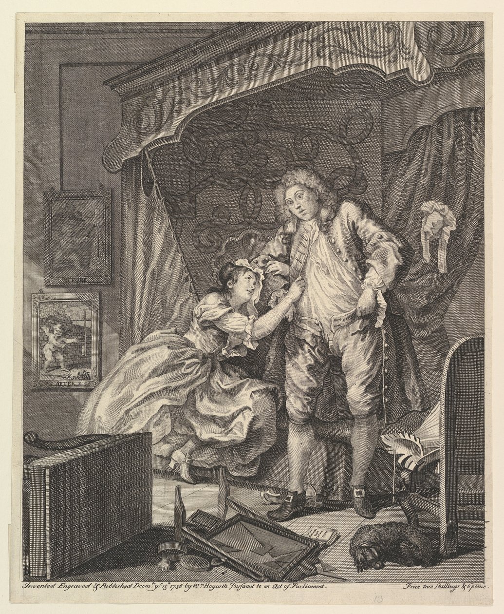 Après, 15 décembre 1736 - William Hogarth