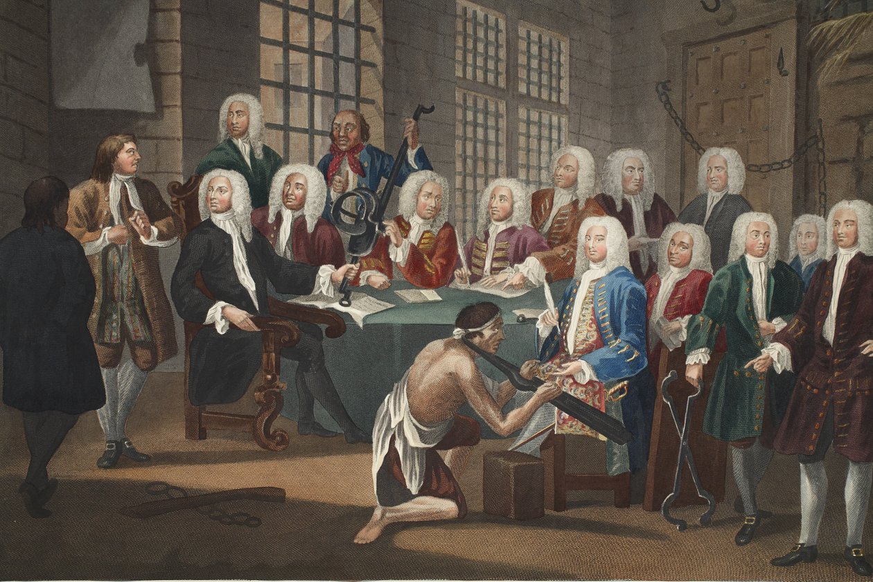 Bambridge en procès pour meurtre par un comité de la Chambre des communes, illustration de 