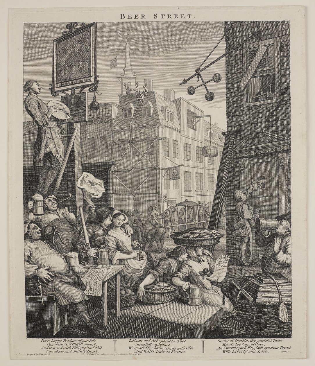Rue de la Bière - William Hogarth