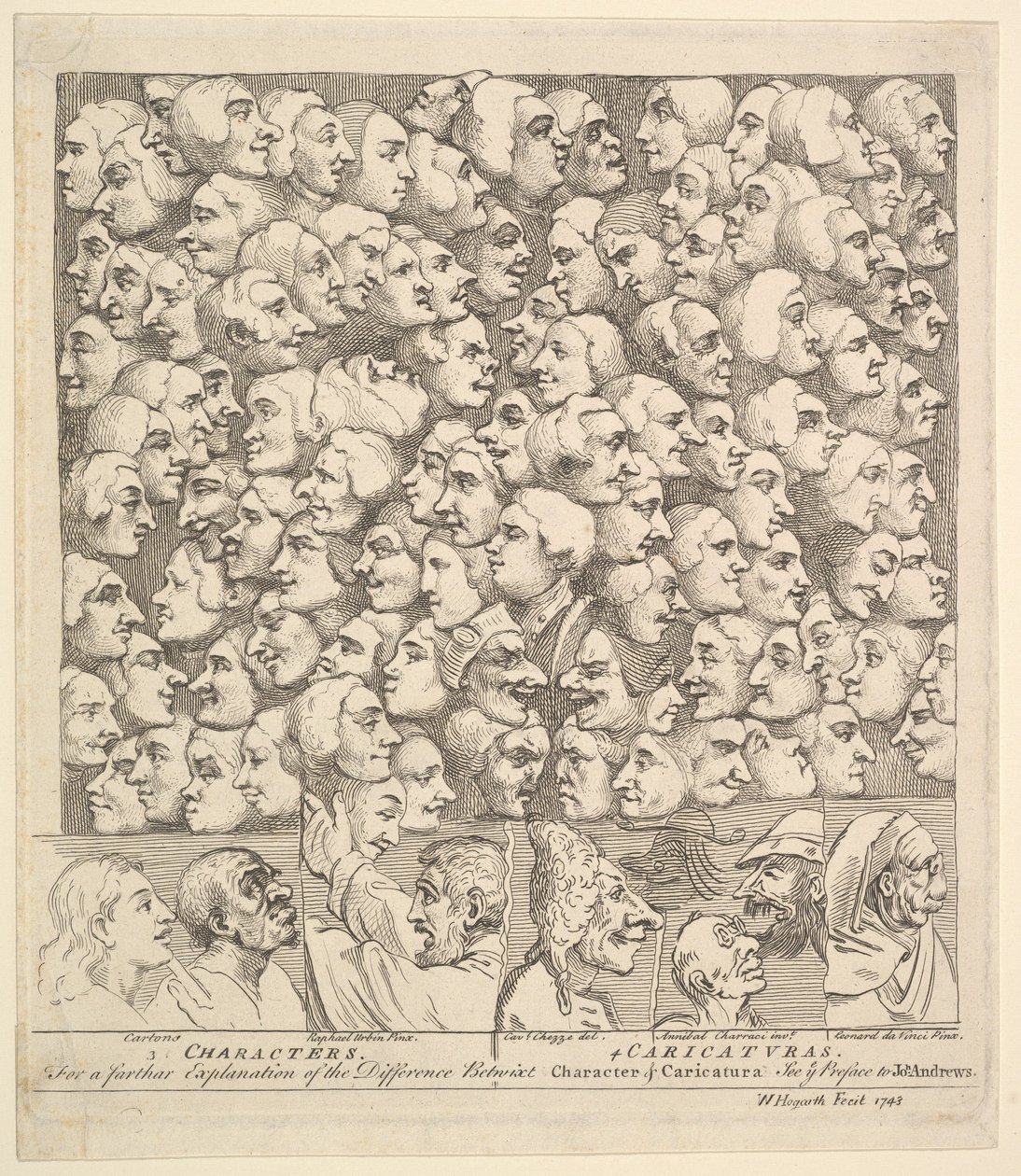 Caractères et Caricatures - William Hogarth