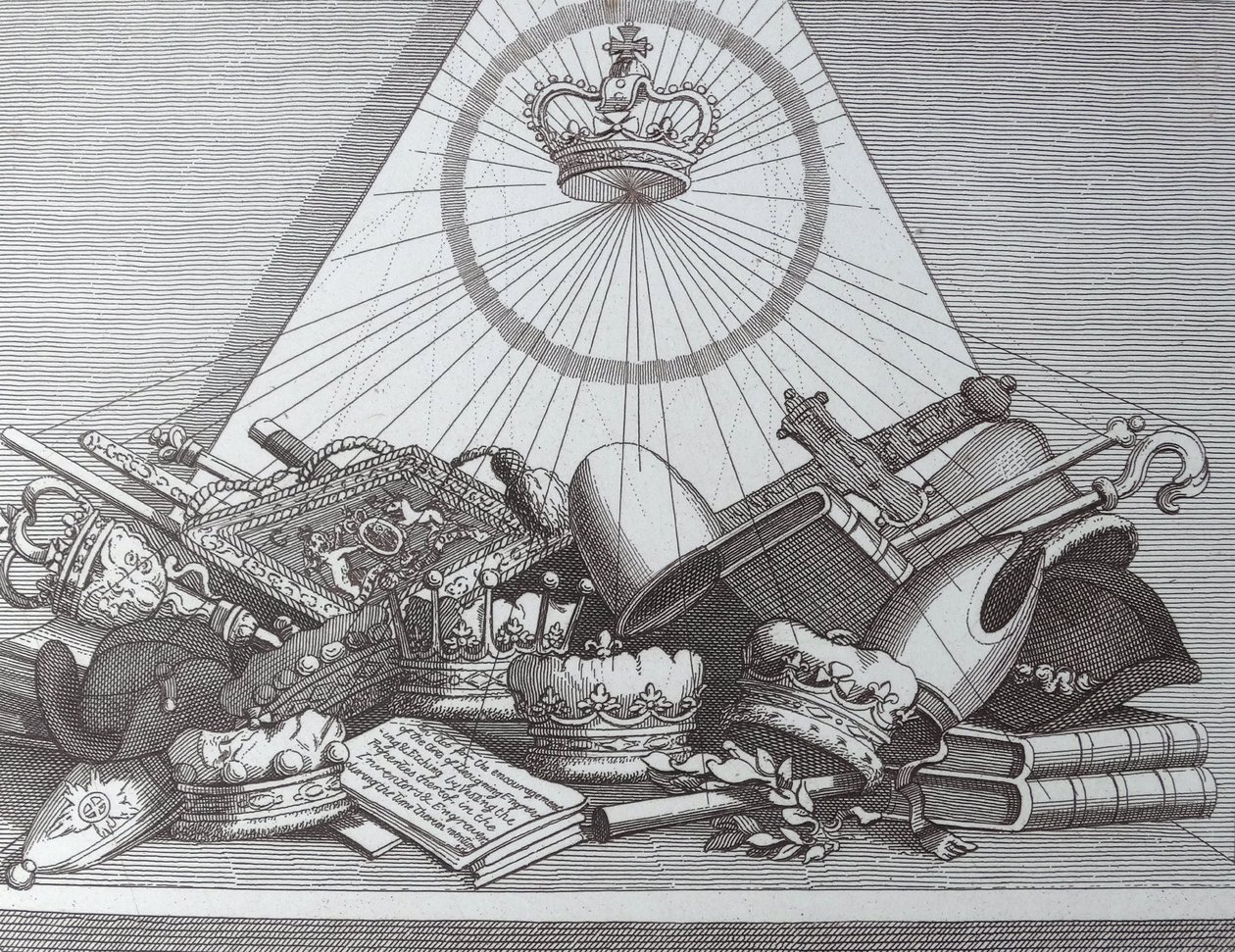 Couronne, Mitres, Masses, Etc. - William Hogarth