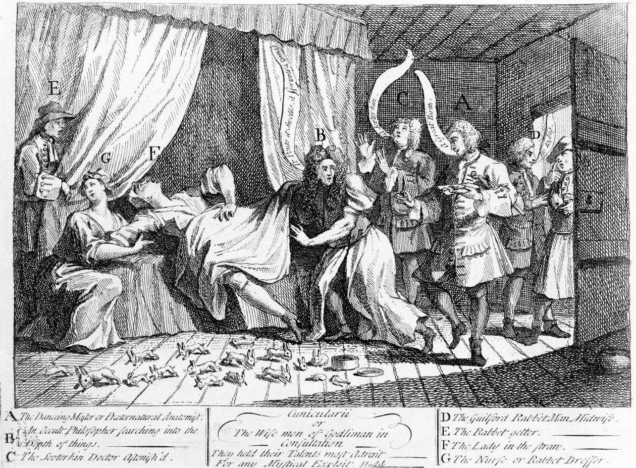Cunicularii ou les sages de Godliman en consultation, 1726 - William Hogarth