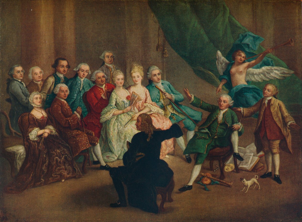 David Garrick dans la loge verte, XVIIIe siècle - William Hogarth