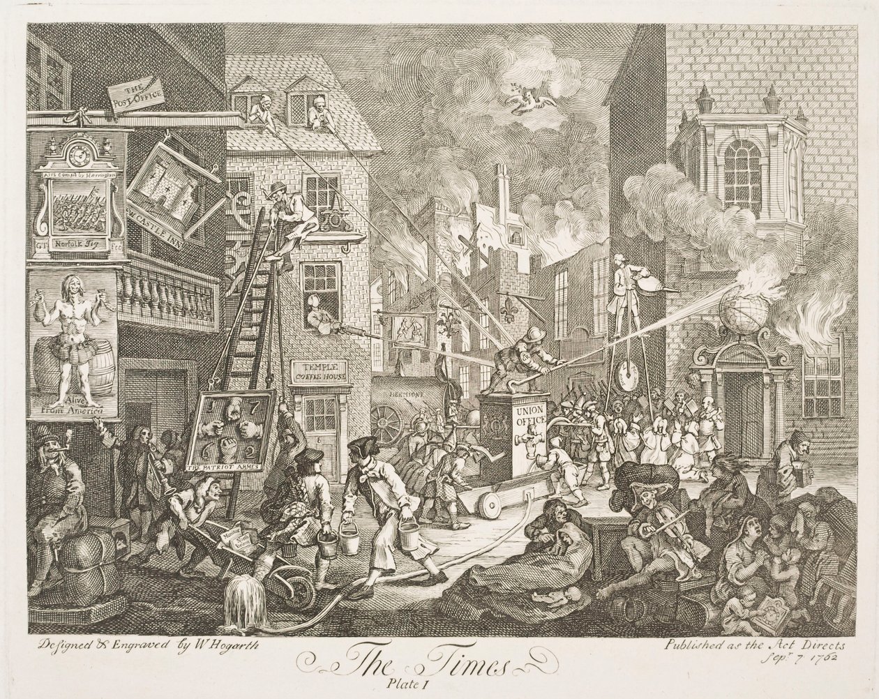 Le temps (planche 1) - William Hogarth