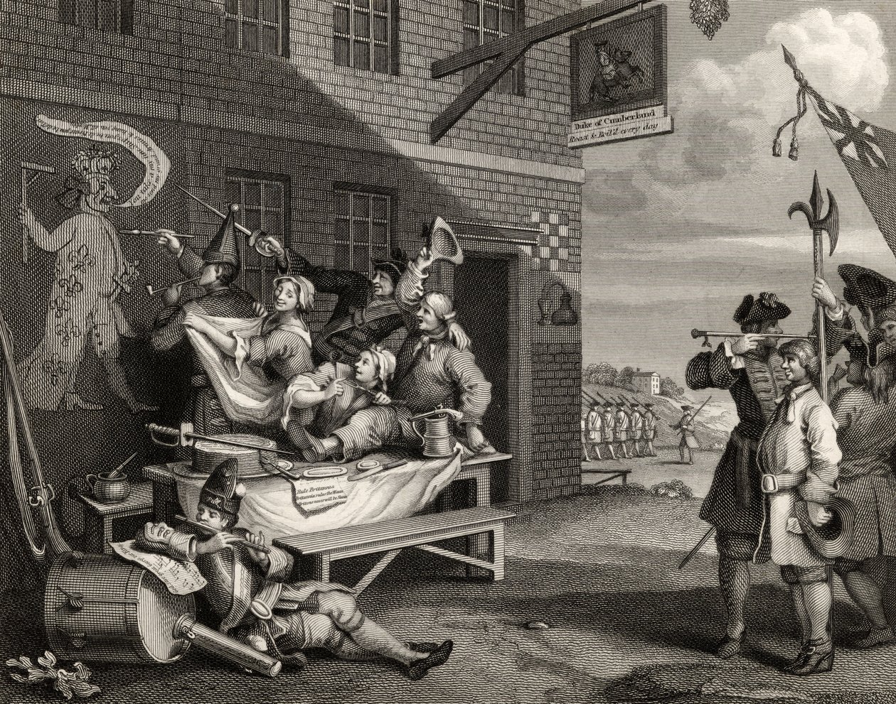 Angleterre, gravé par Thomas Phillibrown, extrait de 