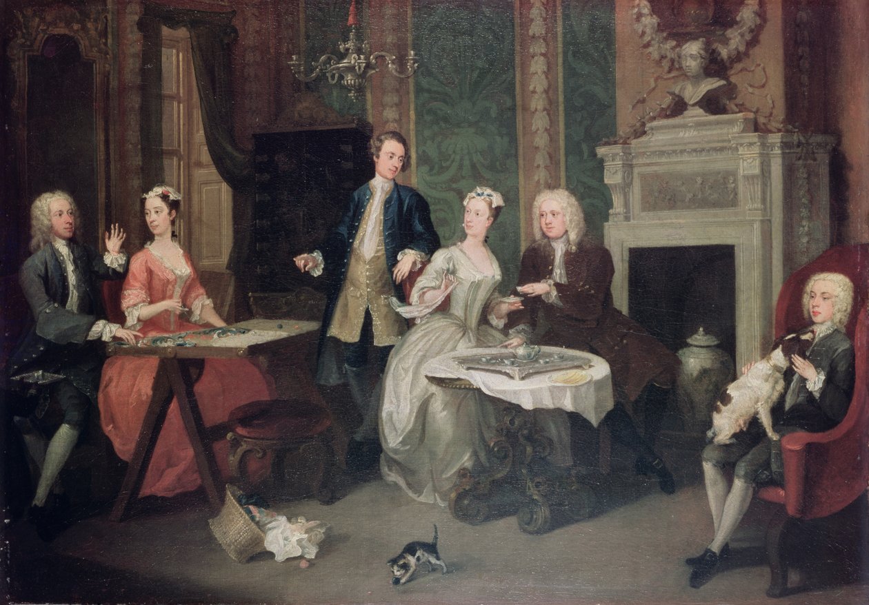 Fête de famille - William Hogarth