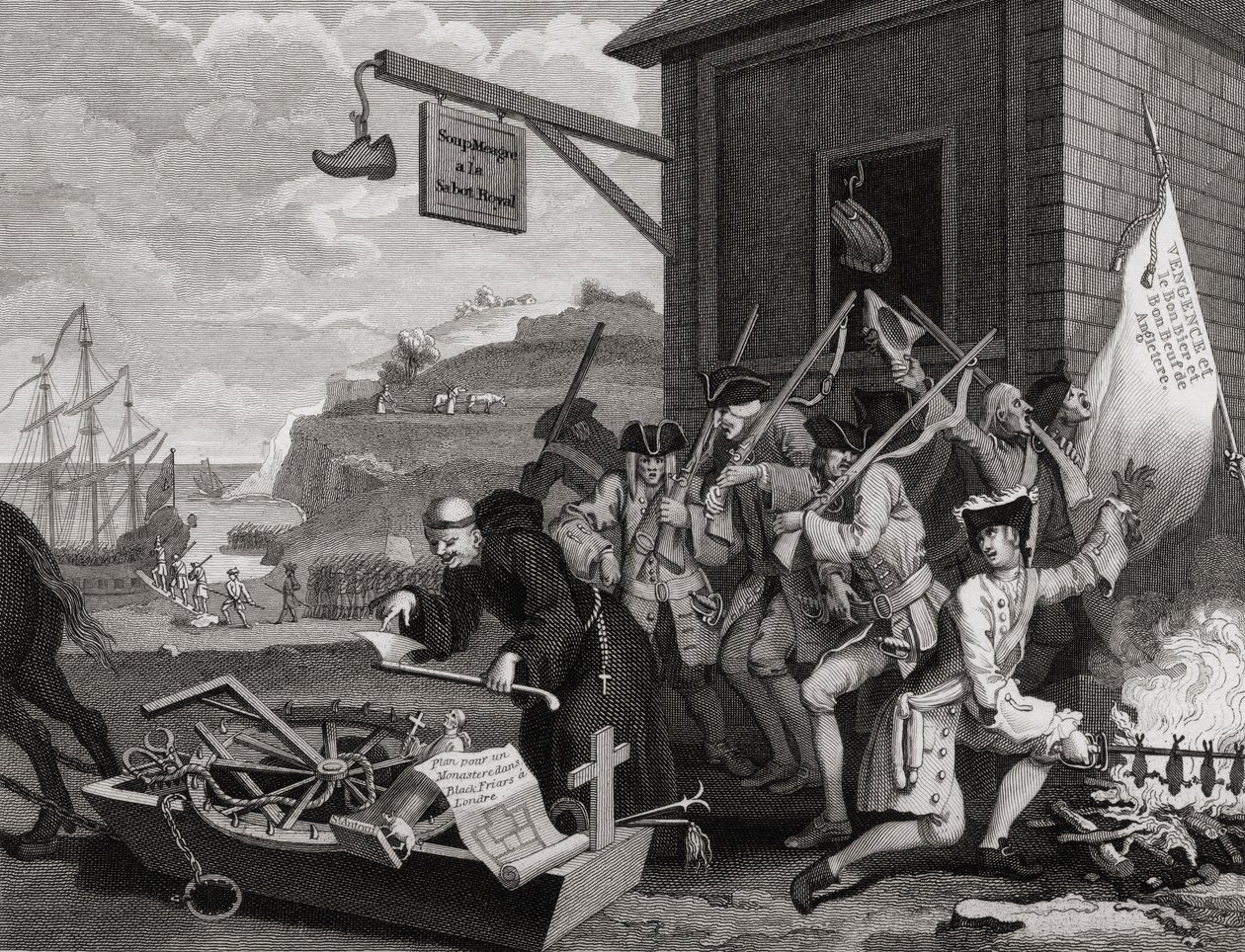 France, gravée par C. Armstrong, de 