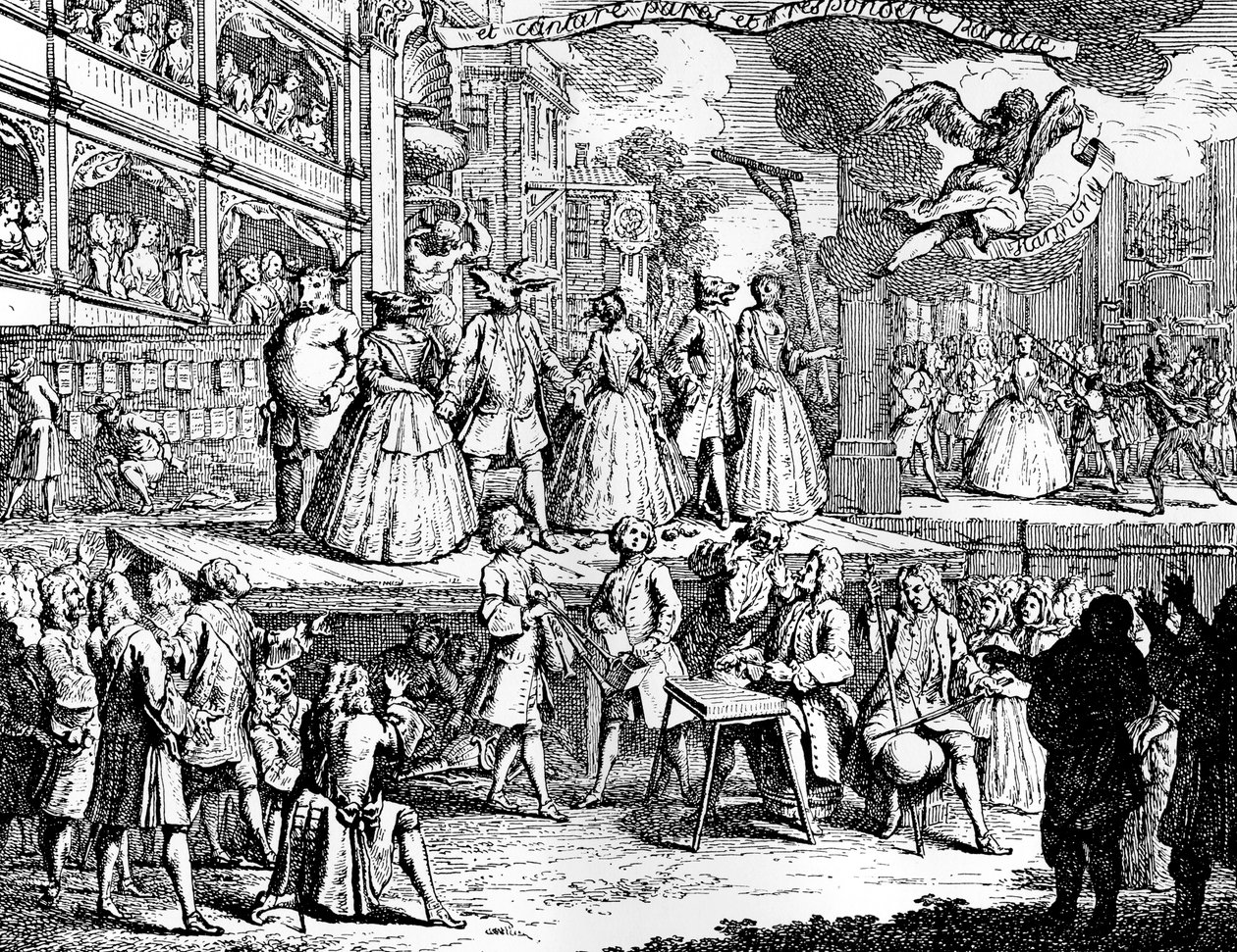 Si les charmes de la musique peuvent envoûter les cœurs - William Hogarth