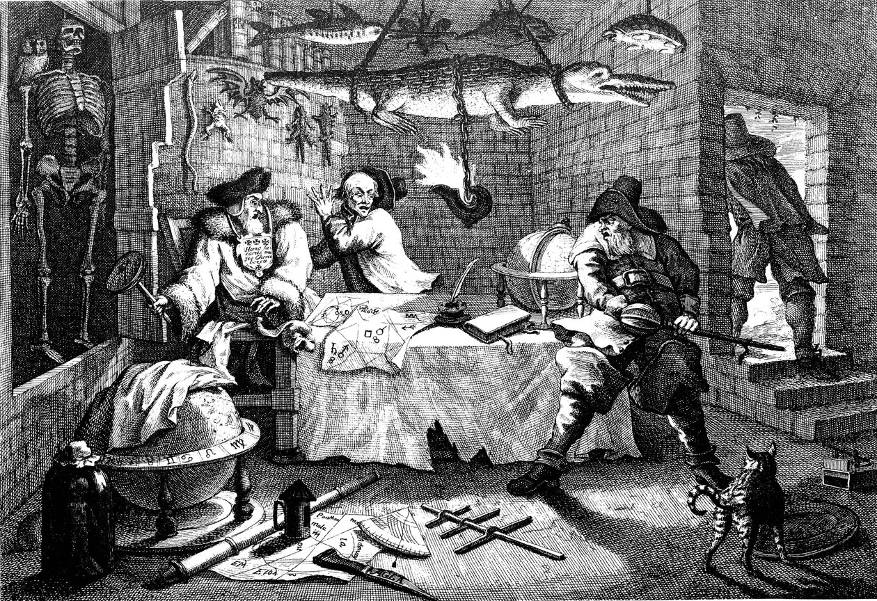 Illustration du poème Hudibras, par Samuel Butler, 1726 - William Hogarth