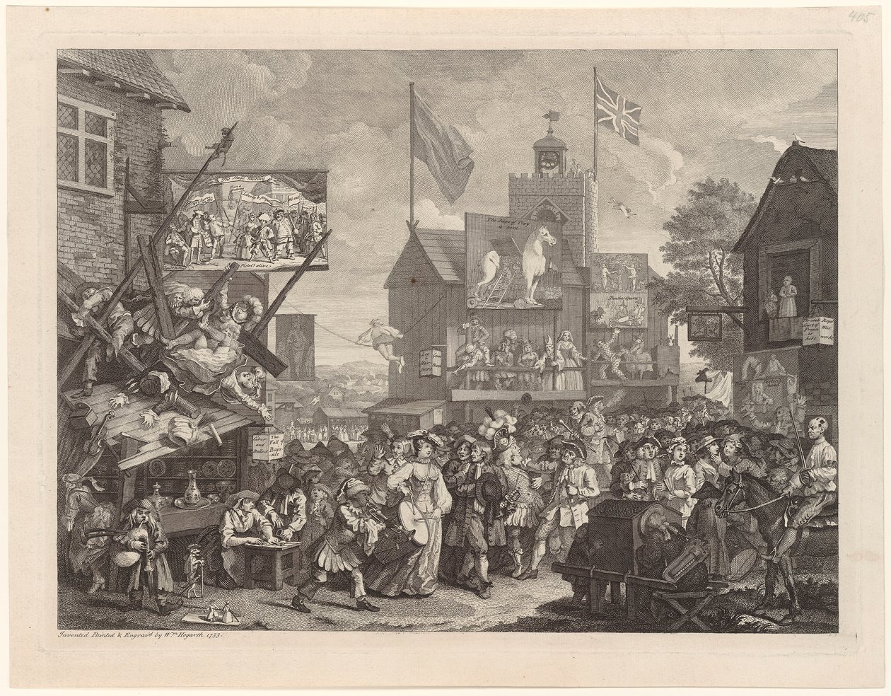 Foire à Southwark - William Hogarth