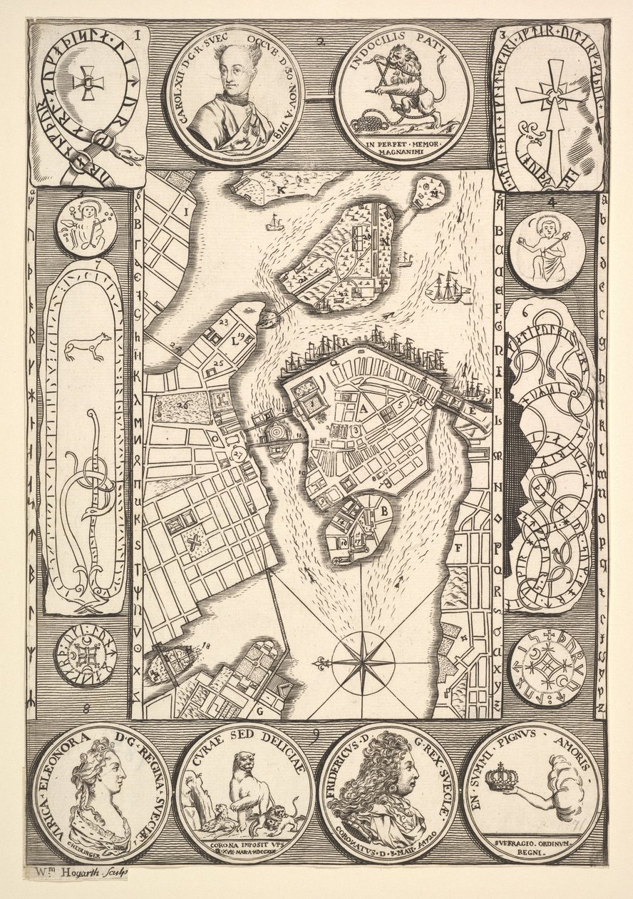 Carte de Stockholm des voyages d