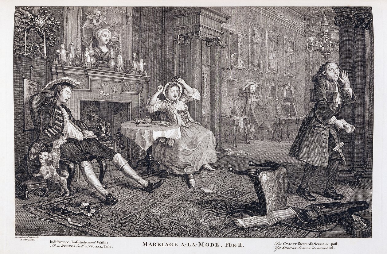 Mariage à la mode - William Hogarth