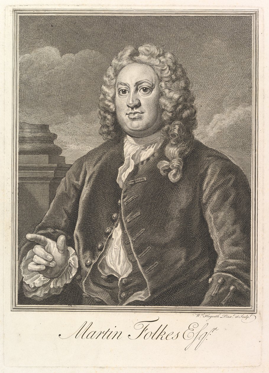 Martin Folkes, 1742 - William Hogarth