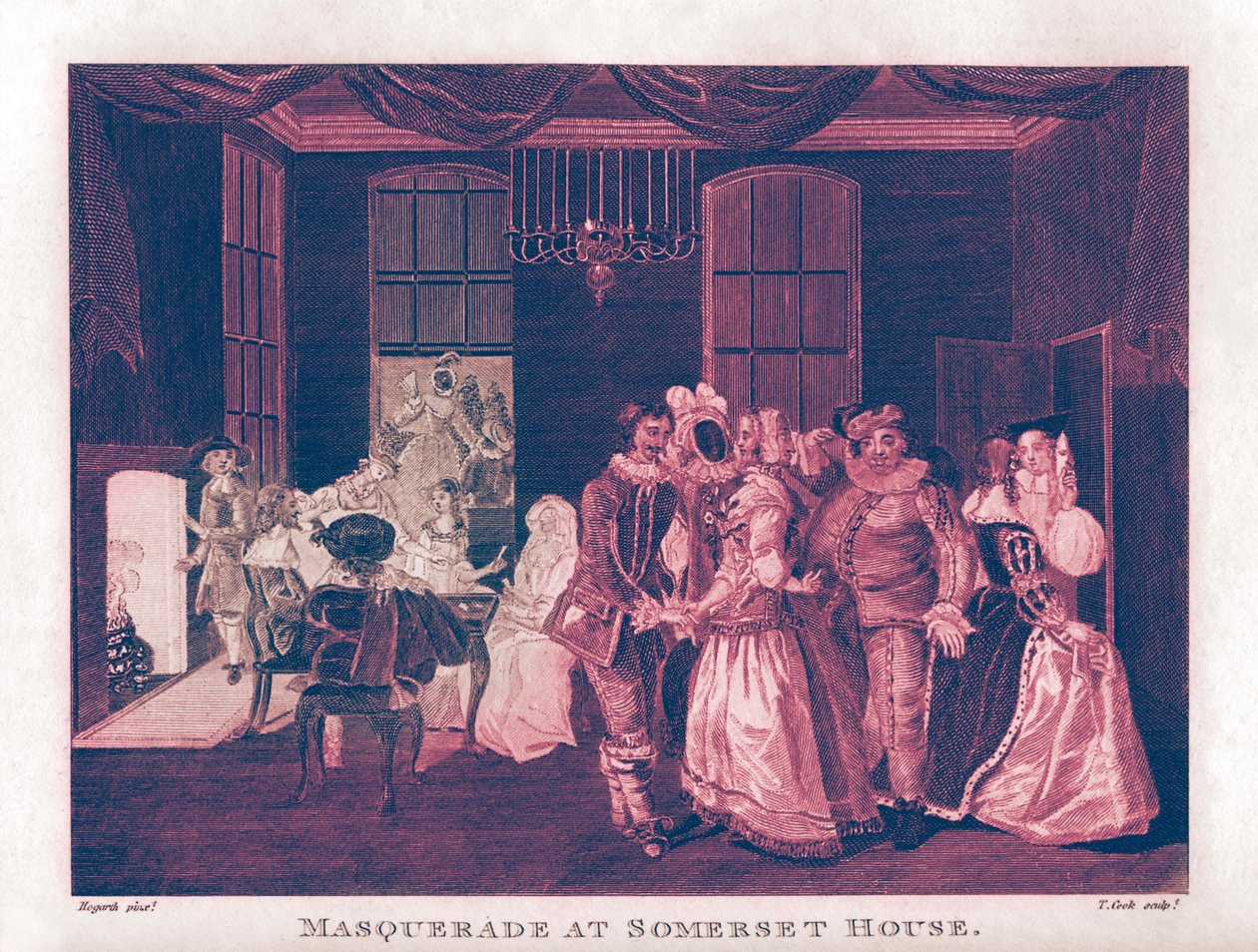 Mascarade à Somerset House par William Hogarth - William Hogarth