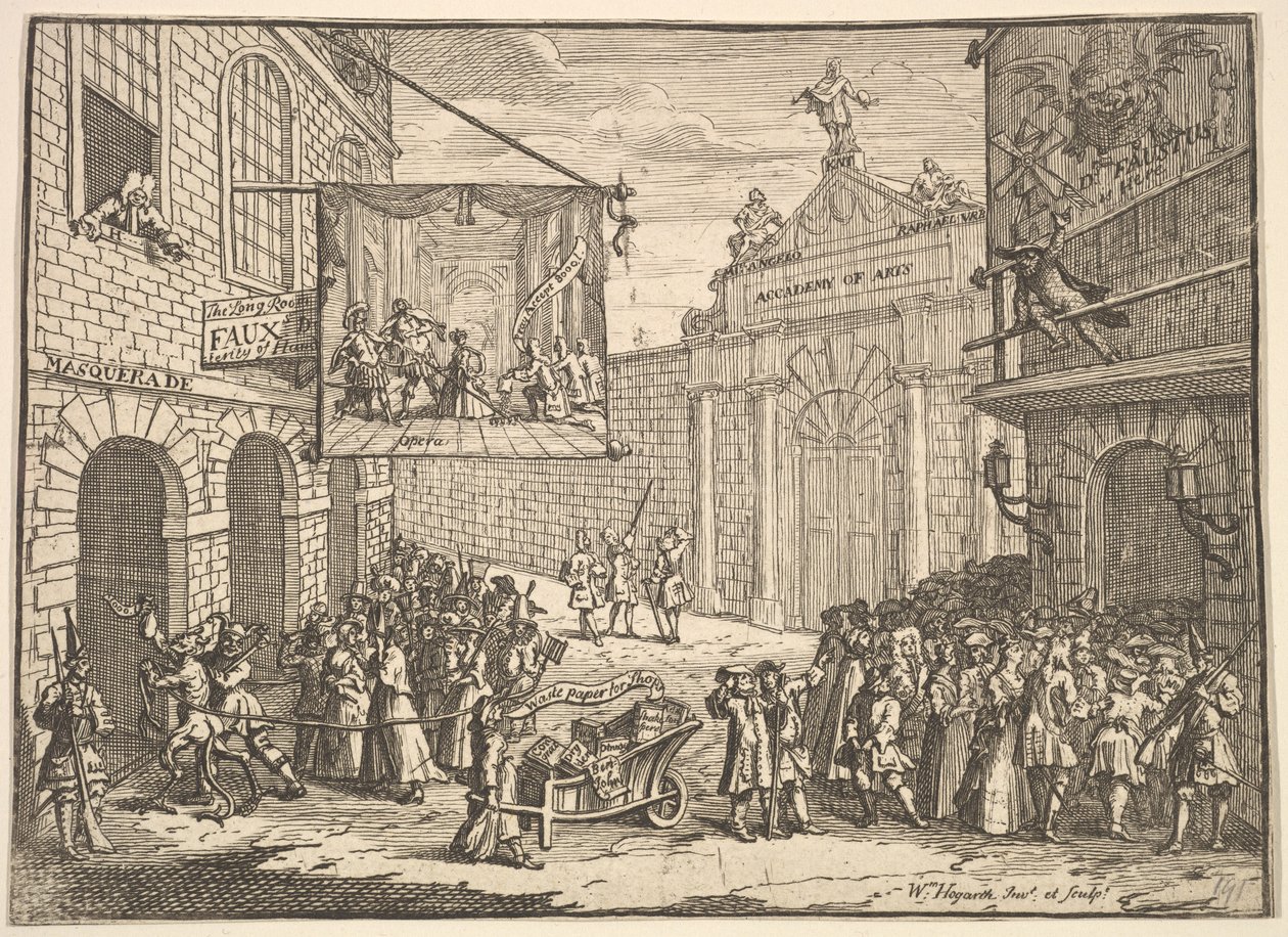 Mascarades et opéras, 1724 - William Hogarth