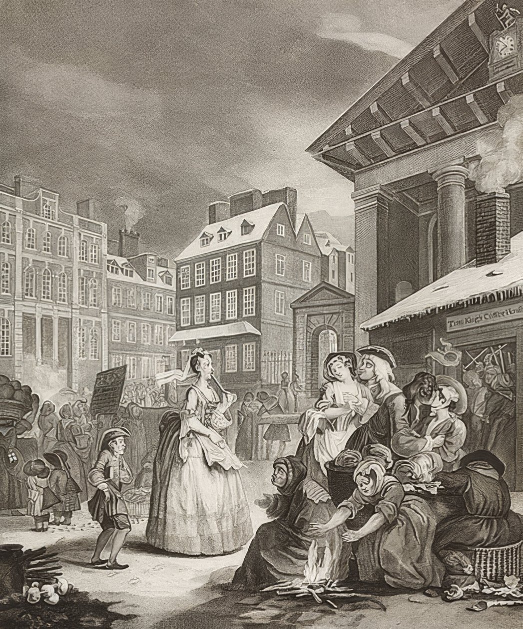Matin. De : Les quatre moments de la journée - William Hogarth