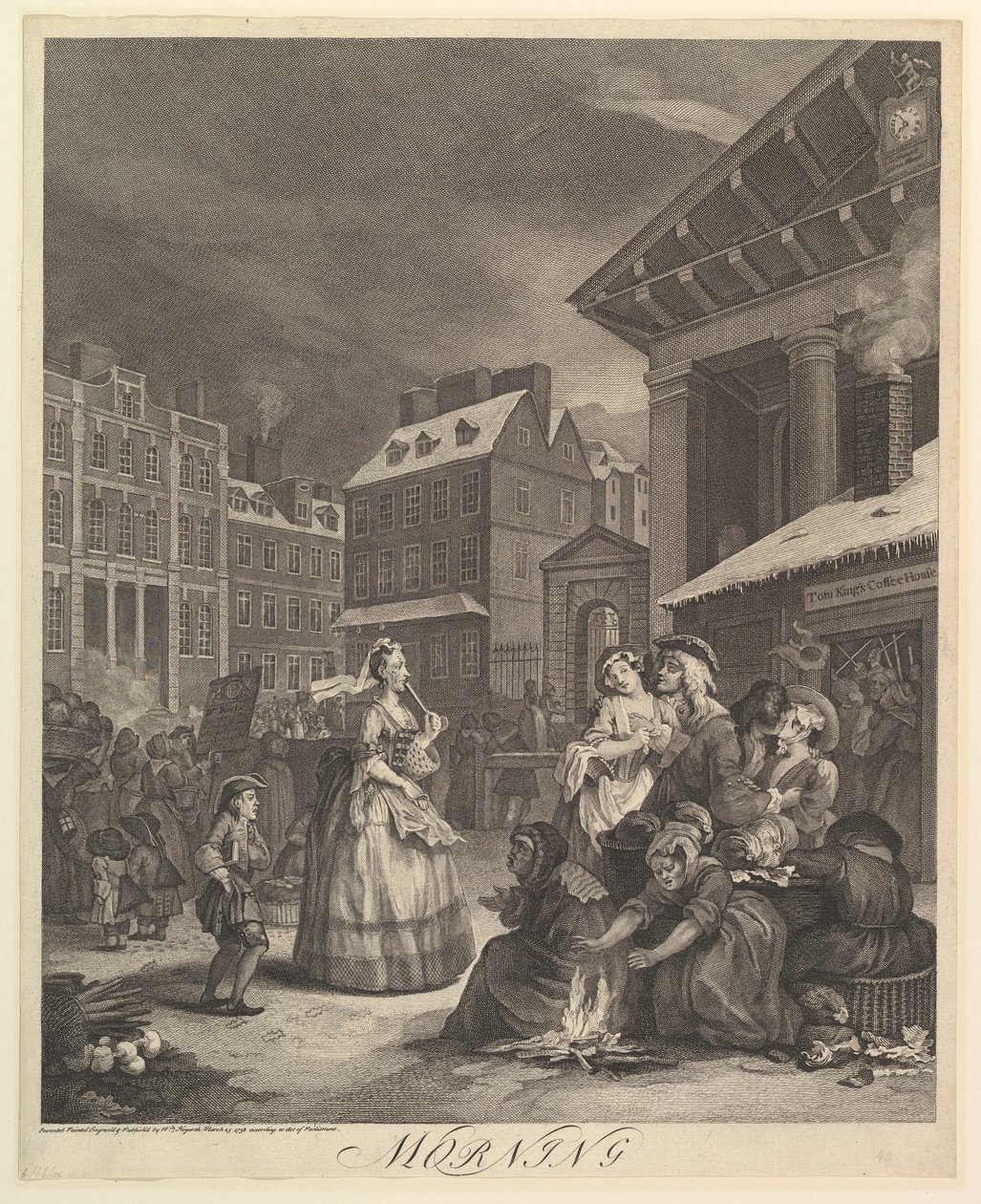 Matin : Les quatre moments de la journée - William Hogarth