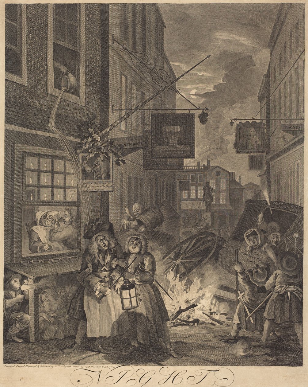Nuit - William Hogarth