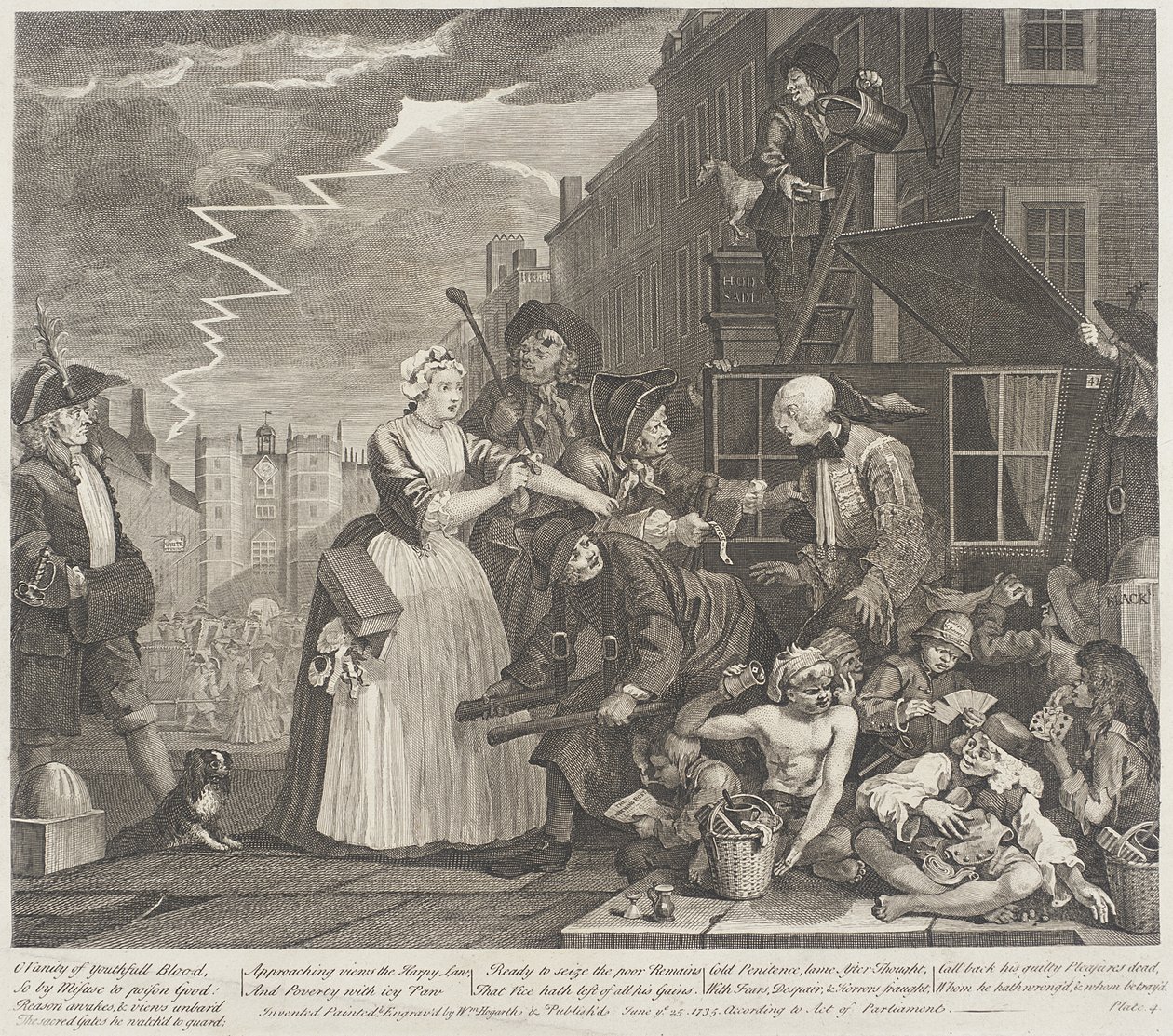 Ô vanité du sang de la jeunesse - William Hogarth