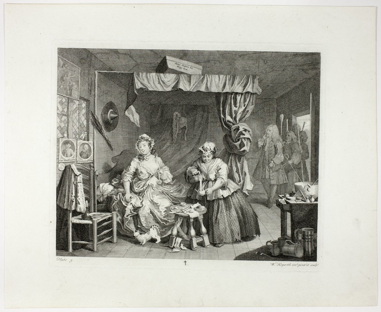Troisième planche, tirée de A Harlot