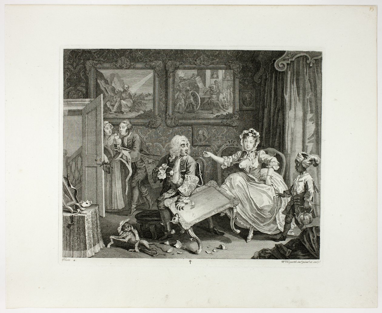 Deuxième planche, tirée de A Harlot