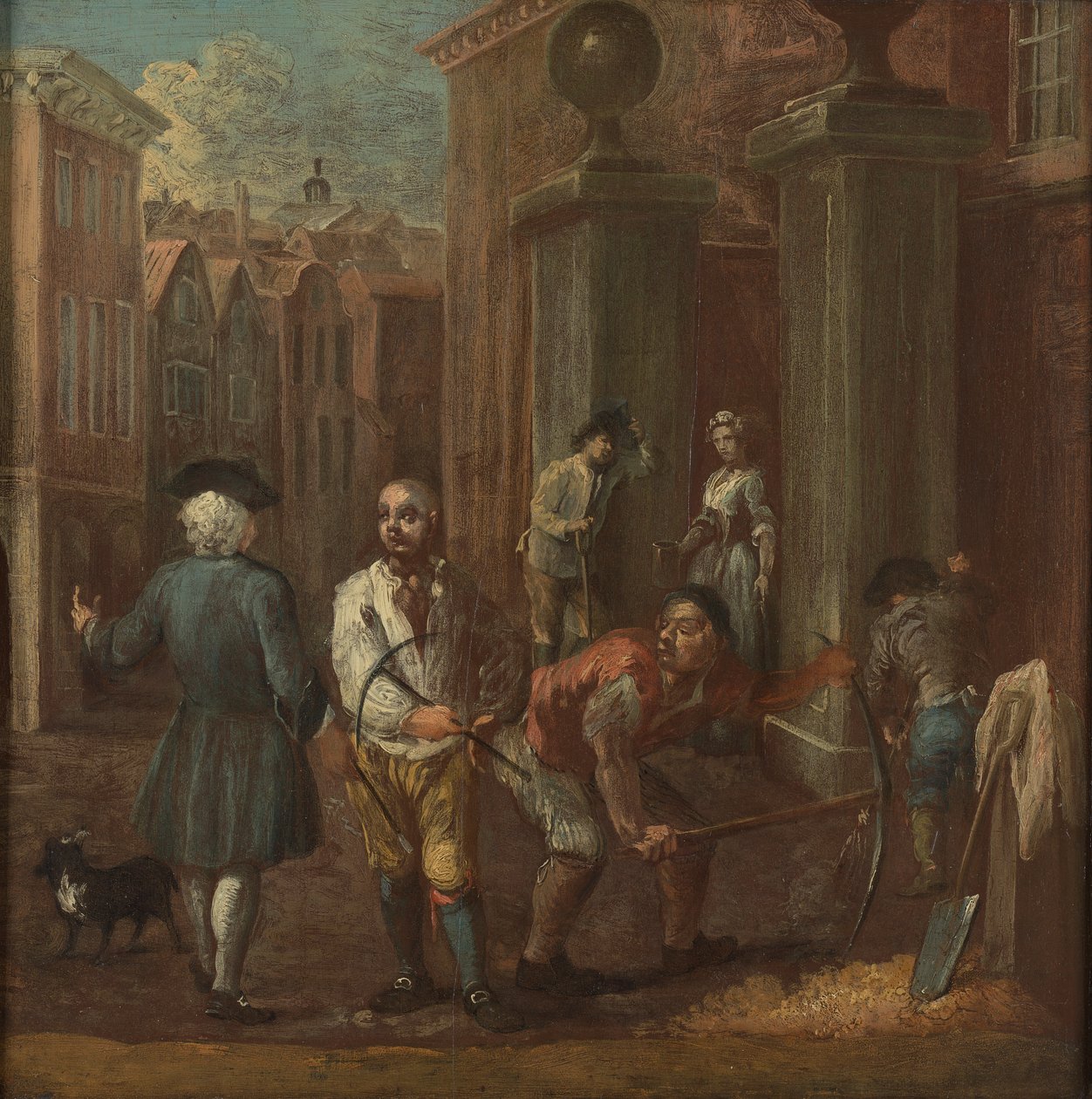 Enseigne pour un paveur - William Hogarth