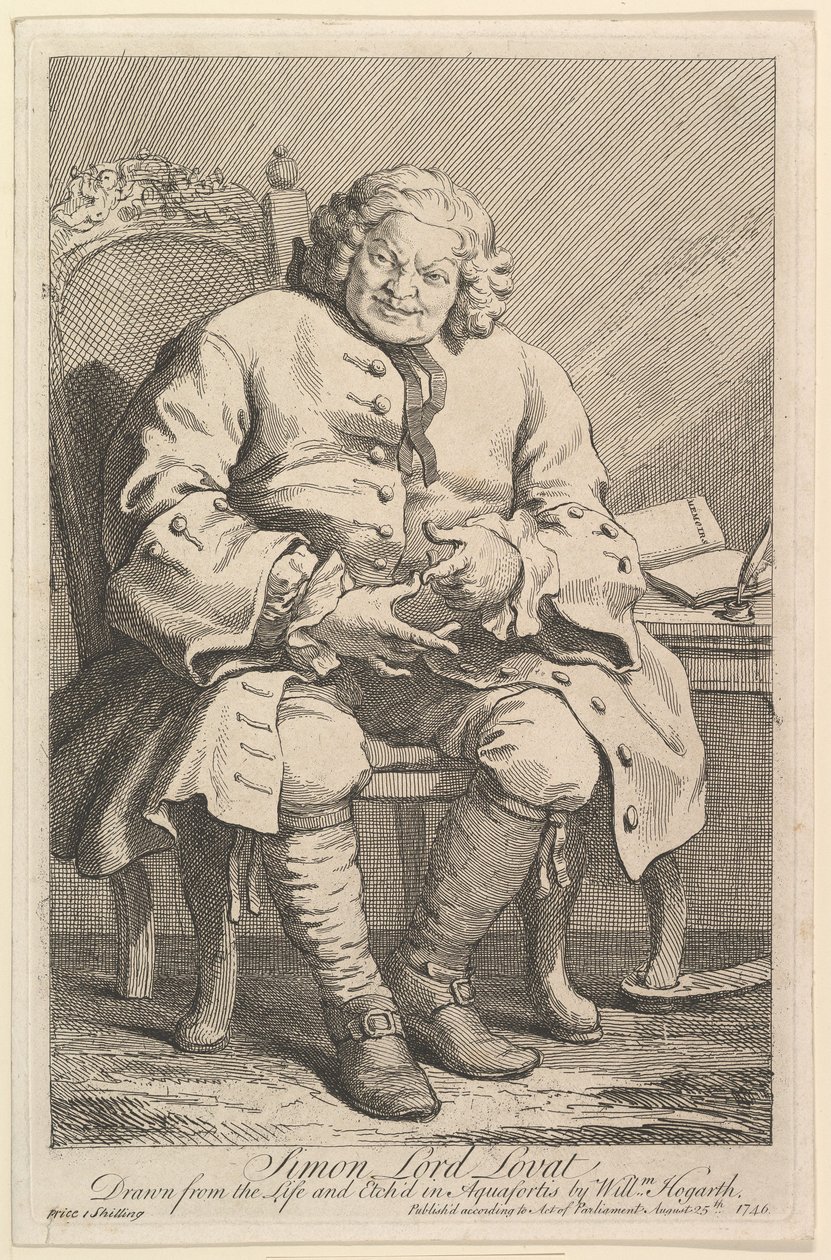 Simon Lord Lovat, 1746 - William Hogarth