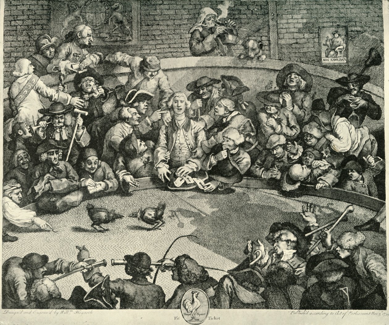 Le sport au XVIIIe siècle, vers 1720-1764, 1925 - William Hogarth
